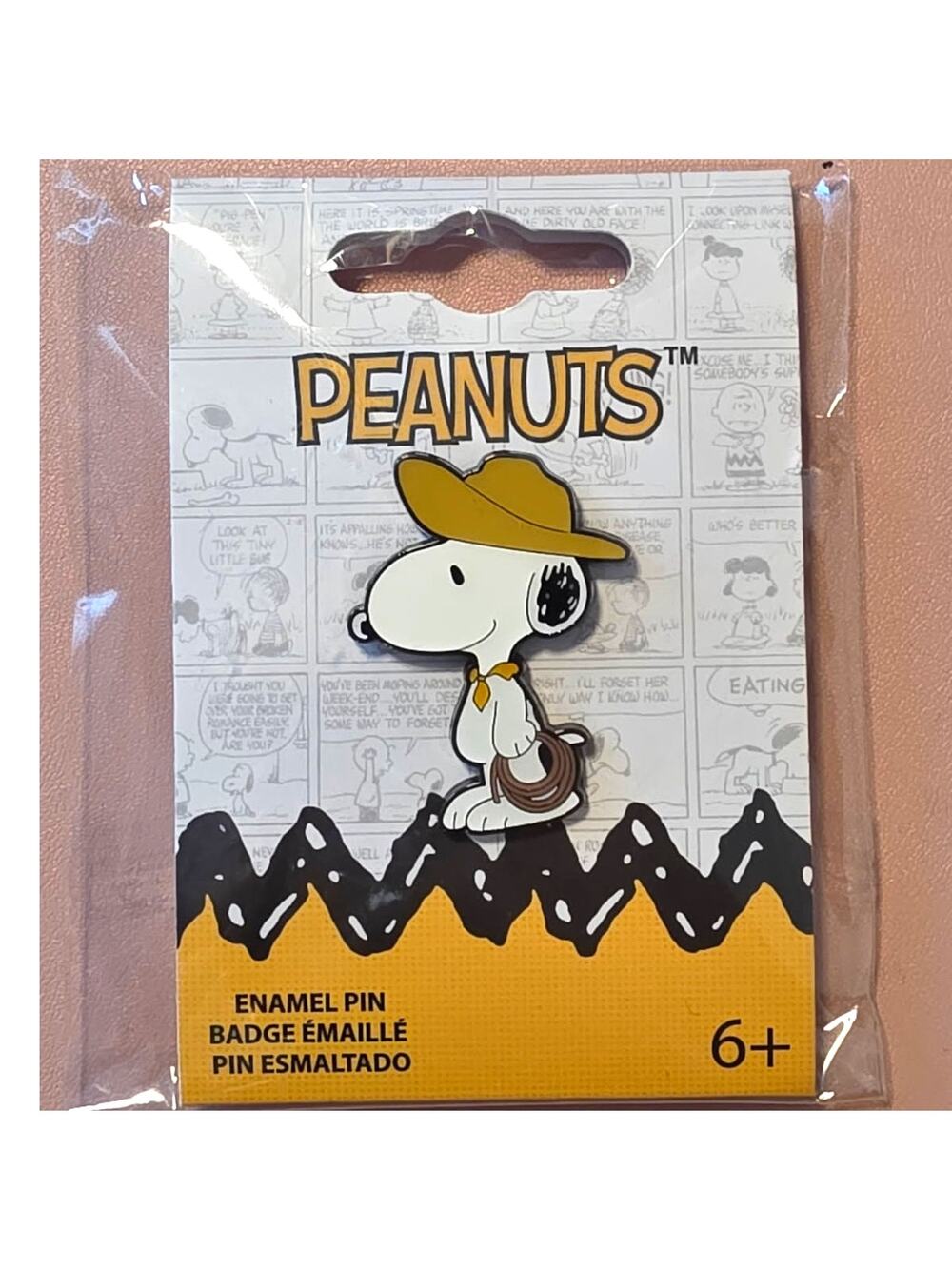 Loungefly Peanuts Snoopy Cowboy Enamel Pin | NEW